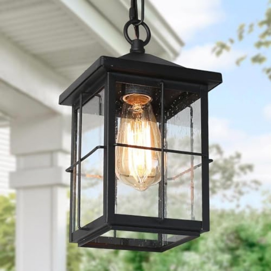 Outdoor Lighting Black - Уличный подвесной светильник в стиле фермерского