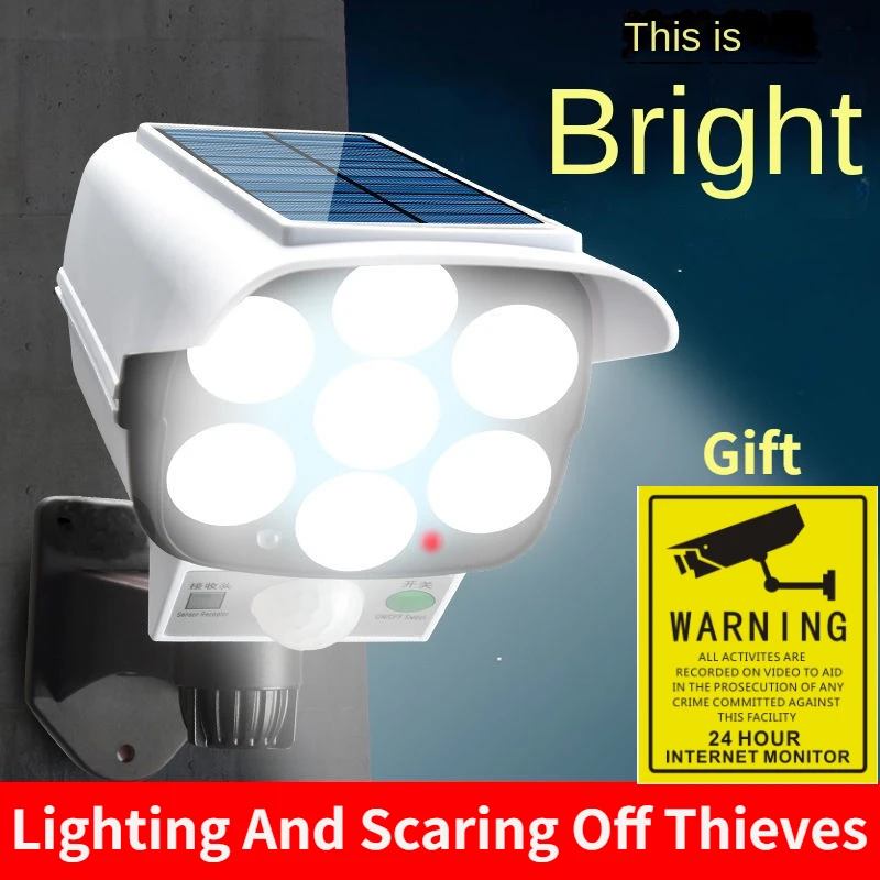 Outdoor Lighting Wireless - Наружный солнечный свет, датчик движения, камера