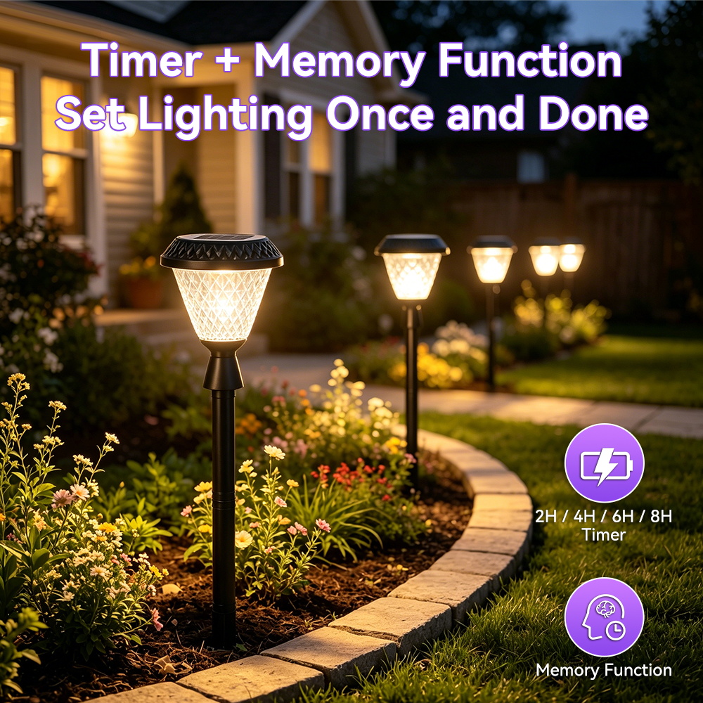 Outdoor Lighting Ip65 - Солнечный светильник для столбов IP65, водонепроницаемый,