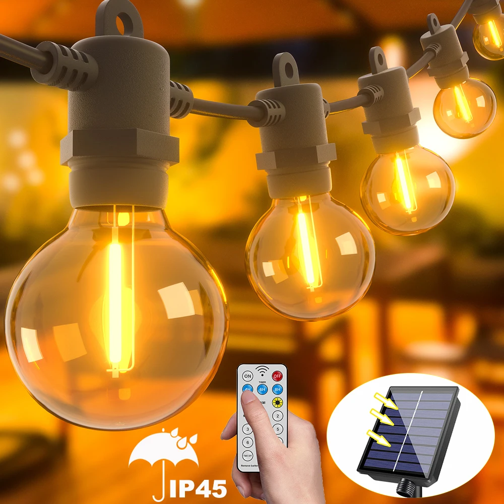 Outdoor Lighting Waterproof - Небьющаяся солнечная гирлянда, уличная лампа G40