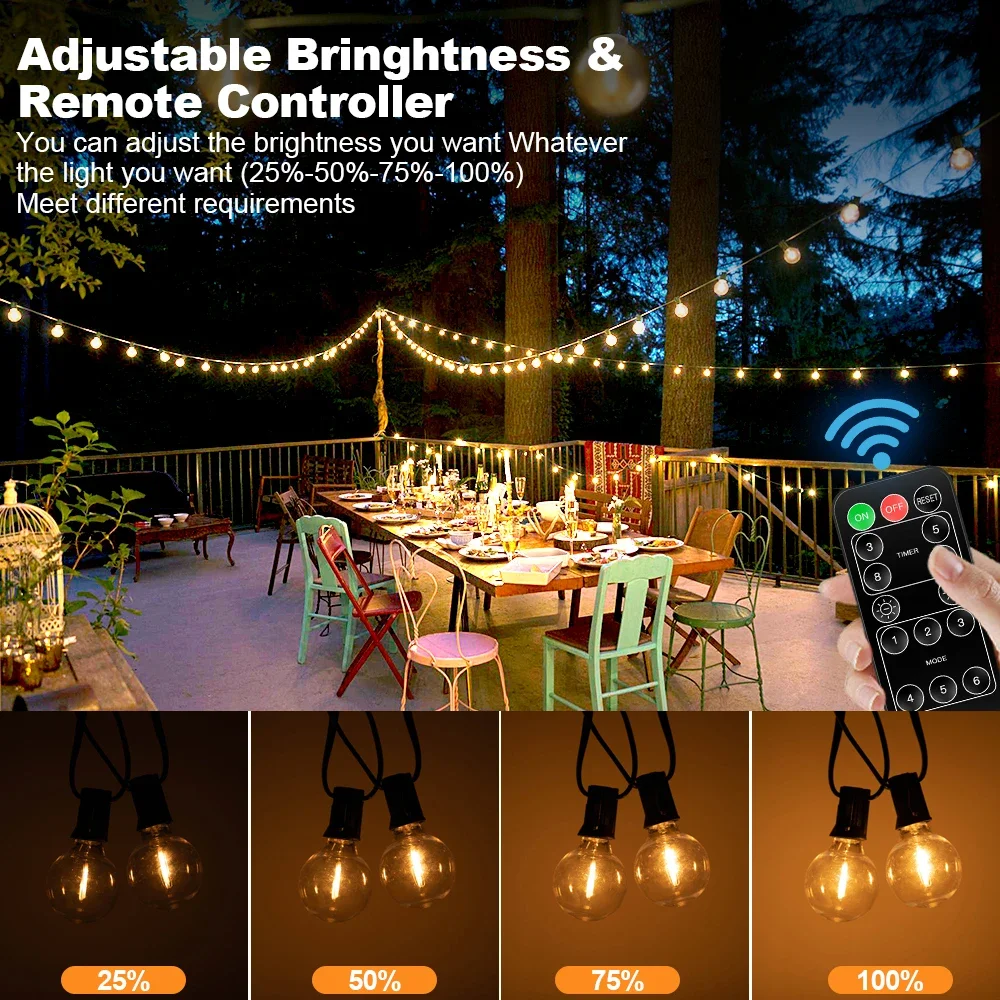 Небьющаяся солнечная гирлянда, – обзор и цена Outdoor Lighting Waterproof